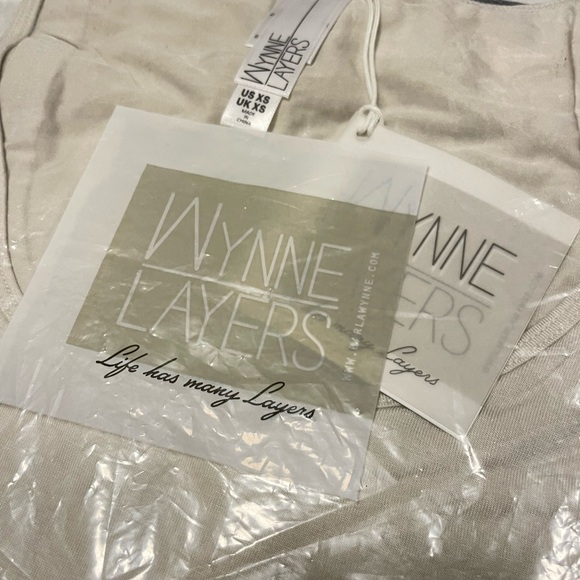 Marla Wynne WynneLayers Essentials 2-pack Scoop-Neck Layering Tanks Stretch‎ XS - Picture 2 of 5